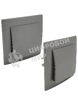 Nilson Рамка 1-местн., ТУРАН (TOURAN), антрацит (24160091)