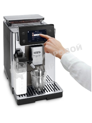 Кофемашина Delonghi Primadonna Aromatic ECAM630.75.TSM 1450Вт серебристый/черный