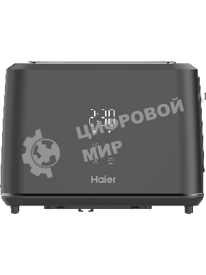 Тостер Haier HT-503 черный, 930 Вт, 2 слота