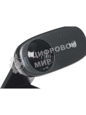 Веб-камера Logitech C310 HD 1280x720, 30 кадр/с, USB Type-A, микрофон (шумоподавление), автоосвещение, универсальное крепление