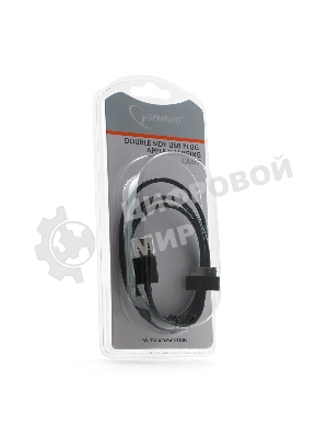 Кабель Gembird/Cablexpert AM/Apple для iPad/iPhone/iPod, 1м черный, пакет