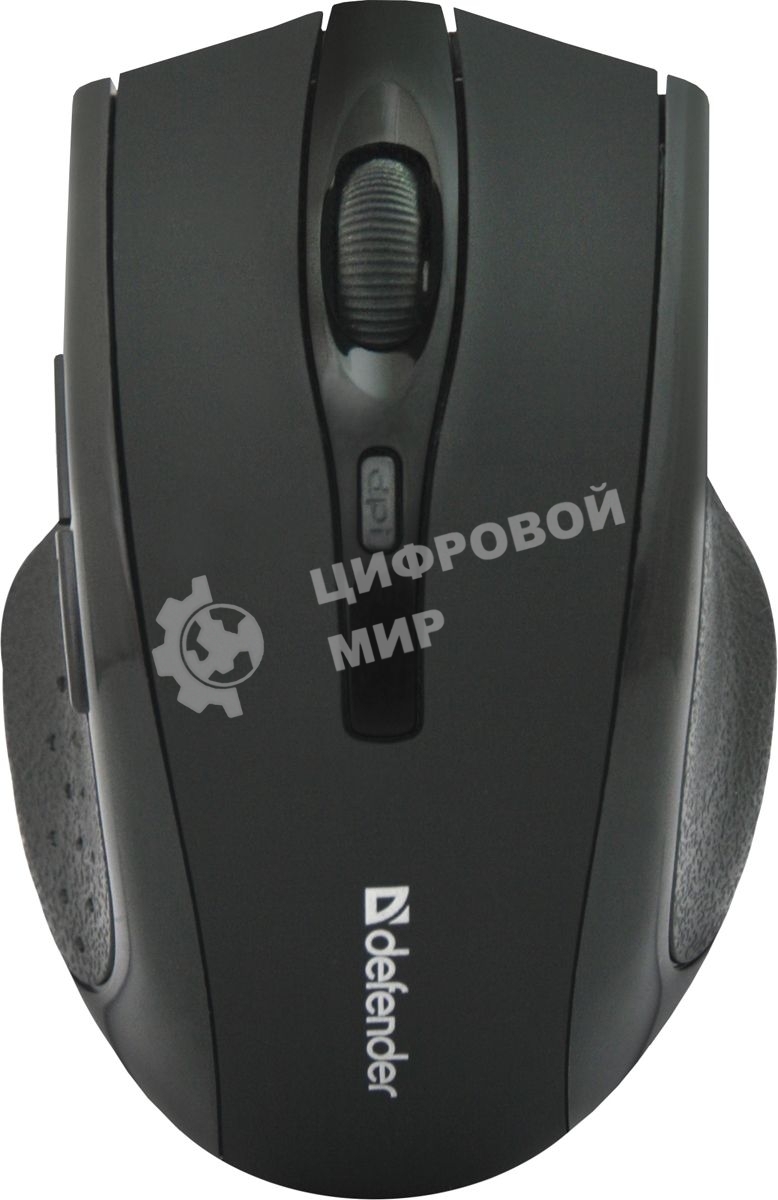 Мышь беспроводная Defender Accura MM-665 черный, 1600 dpi, радиоканал, USB, кнопки - 6