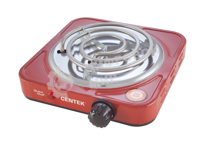 Плита настольная электрическая Centek CT-1508 красный