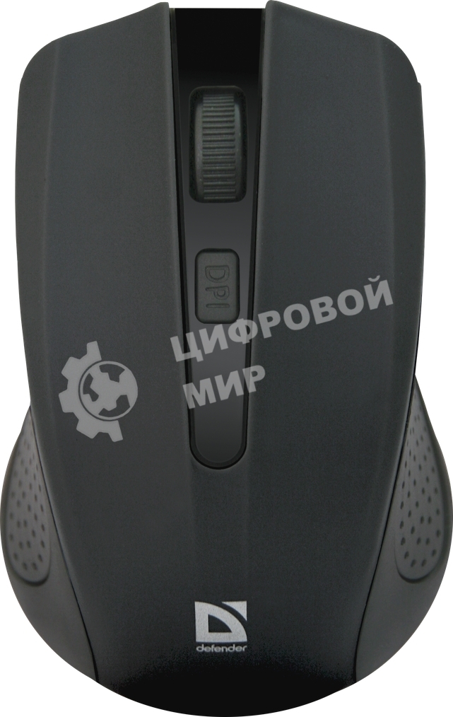 Мышь беспроводная Defender Accura MM-935 черный, 1600 dpi, радиоканал, USB, кнопки - 4