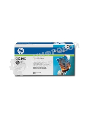 Картридж лазерный HP CE250X черный для CLJ CM3530/CP3525 10500 стр.