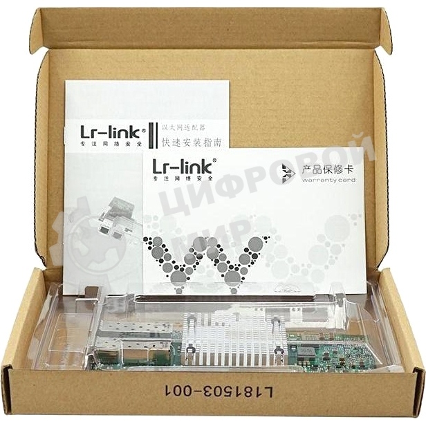 Сетевой адаптер PCIE 10Gb FIBER 2SFP+ LREC9812BF-2SFP+ LR-LINK