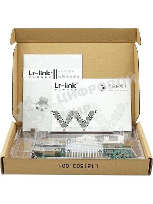 Сетевой адаптер PCIE 10Gb FIBER 2SFP+ LREC9812BF-2SFP+ LR-LINK