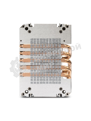 Кулер для процессора ExeGate ESNK-P0078AP4.PWM.2U.4189.Cu серебристый, 60 мм, алюминий/медь, 8000 об/мин, 54.3 дБ, 4 pin, 300 Вт, 66.3 мм