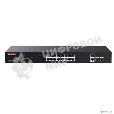 Коммутатор IP-COM 18PORT 1000M 2SFP G1120P-16-150W