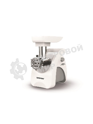 Мясорубка электрическая Zelmer ZMM9801B белый, 2200 Вт, 3.0 кг/мин, реверс, насадки - 5