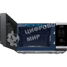 Микроволновая печь Samsung MS23DG4504ATBW нержавеющая сталь/черный, 23 л, 800 Вт, переключатели - сенсор, поворотный механизм
