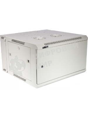 Шкаф настенный серии Pro, 9U 600x450, стеклянная дверь