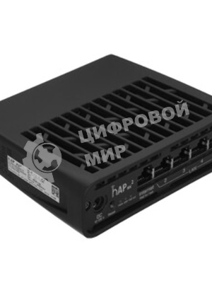 Маршрутизатор mikroTik hAP ax2 C52iG-5HaxD2HaxD-TC WIFI6, 2.4+5Ghz, 5RJ45 1Gbit, 1 POE