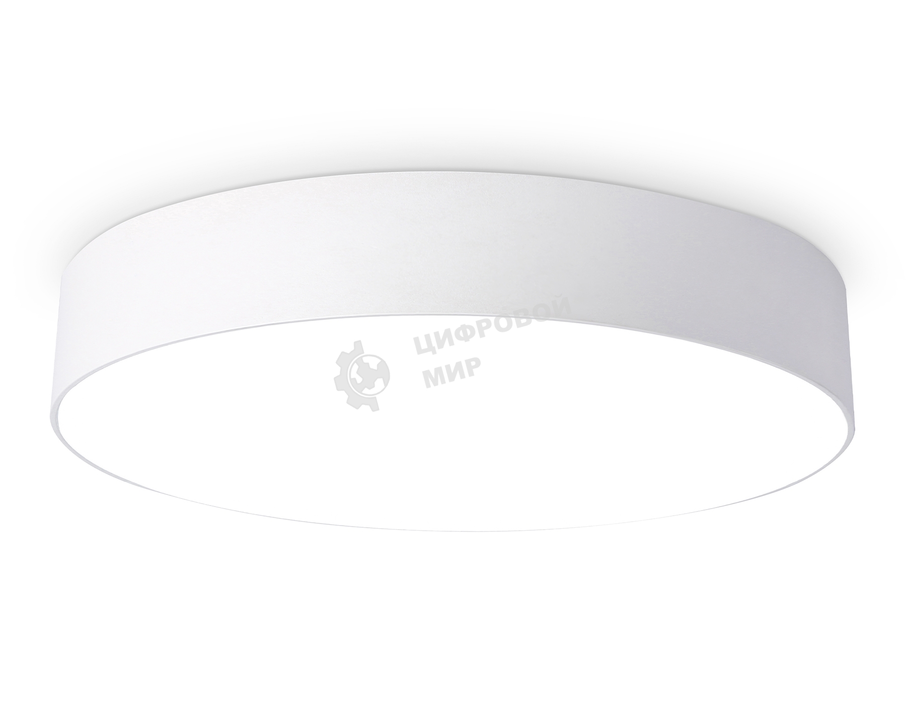 Потолочный светодиодный светильник Ambrella light FV5528 WH белый LED 45W 4200K D400*58 (Без ПДУ)