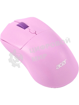 Мышь Acer OMR501 фиолетовый оптическая 1600dpi silent беспров. USB 4but (ZL.MCE11.017)
