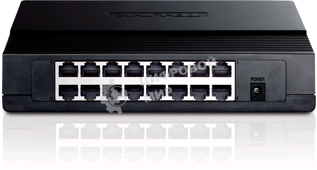 Коммутатор TP-Link SMB TL-SF1016D Коммутатор 16-port 10/100M Desktop Switch, 16 10/100M RJ45 ports, Plastic case
