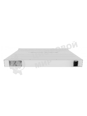 Коммутатор CRS354-48P-4S+2Q+RM Cloud Router Switch 354-48P-4S+2Q+RM with 48 x Gigabit RJ45 LAN (all PoE-out), 4 x 10G SFP+ cages, 2 x 40G QSFP+ cages, RouterOS L5, 1U rackmount enclosure, 750W PSU