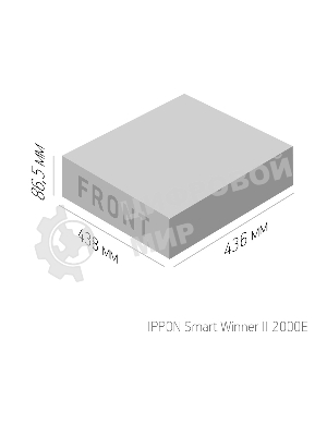Источник бесперебойного питания Ippon Smart Winner II 2000E 1800Вт 2000ВА черный
