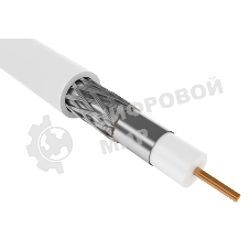 Кабель коаксиальный ITK CC1-R6F1-111-100-G RG-6 F/UTP общий экран 75Om PVC внутренний 100м белый