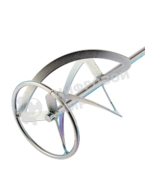 Насадка для миксера Сибртех, для тяжелых растворов,140 х 590 мм, оцинкованная,хвостовик резьба М14