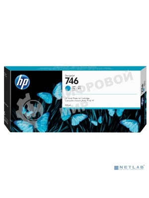 Картридж струйный HP 746 300-ml голубой Ink Cartridge