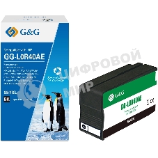 Картридж струйный G&G GG-L0R40AE 957XL черный (73мл) для HP OJ Pro 8734/8210/8720/8724/8725/8726/8727/8736/8740/8743/8744/8746/8747