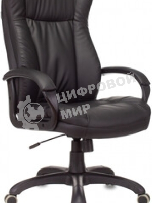 Кресло Бюрократ CH-879N Leather Venge черный, экокожа