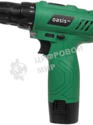 Дрель-шуруповерт Oasis AV-12 Eco, 12 В, 1,3 Ач, 24Нм, щеточный