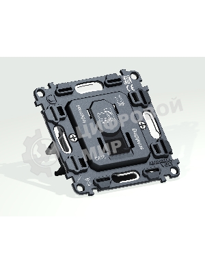 Механизм компьютерной розетки RJ-45 (8P8C) CAT6A экранированной с автоматической защитной шторкой QUANT VM185