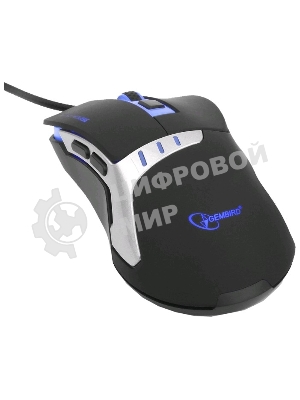 Мышь проводная Gembird MG-520 черный, 3200 dpi, USB, кнопки - 6