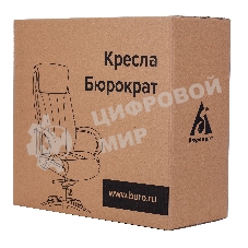 Кресло руководителя Бюрократ T-9922SL светло-коричневый Leather Eichel кожа крестовина металл хром