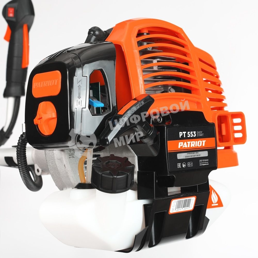 Триммер бензиновый Patriot PT 553 (1+1) 1840Вт 3л.с. реж.эл.:леска/нож