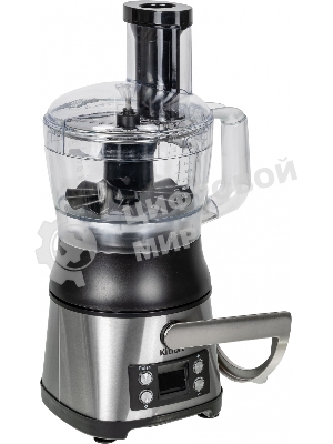 Кухонный комбайн Kitfort KT-1395 800Вт серебристый/черный