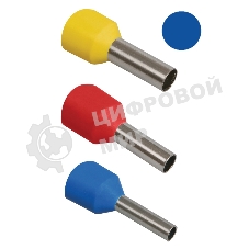 Наконечник-гильза изол. Е2508 (уп. 100 шт) IEK UGN10-D25-04-08