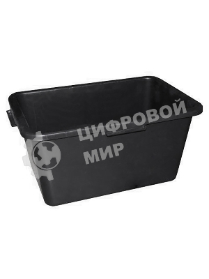 Таз строительный прямоугольный Rexant пластмассовый 45л
