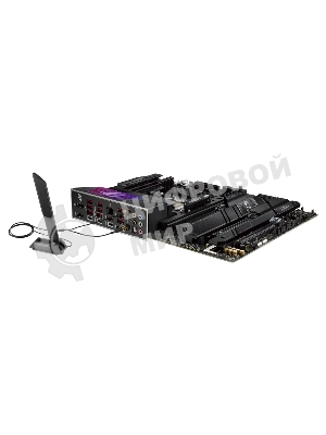 Материнская плата ASUS ROG STRIX X670E-E GAMING WIFI, AM5, AMD X670, 4xDDR5, 4xSATA, 4xM.2, 1xPCI-E 5.0 x16, 1xPCI-E 5.0 x8, 1xPCI-E 4.0 x4, 1xHDMI, 1xDisplayPort, 1x 2.5Gb LAN, 10xUSB-A 3.2 Gen 2, 3xUSB-A 3.2 Gen 1, 1xUSB-C 3.2 Gen 2x2, 5x3.5 мм, 7.1, ATX