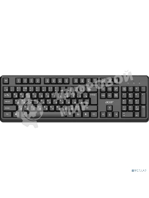 Комплект клавиатура+мышь Acer OCC501 проводной, USB, 1200 DPI, черный