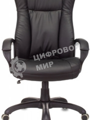 Кресло Бюрократ CH-879N Leather Venge черный, экокожа