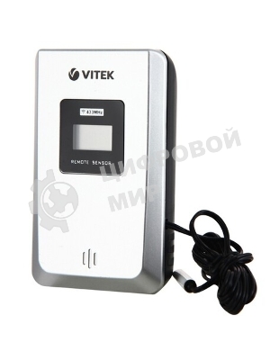 Погодная станция Vitek VT-3533 серебристый/черный