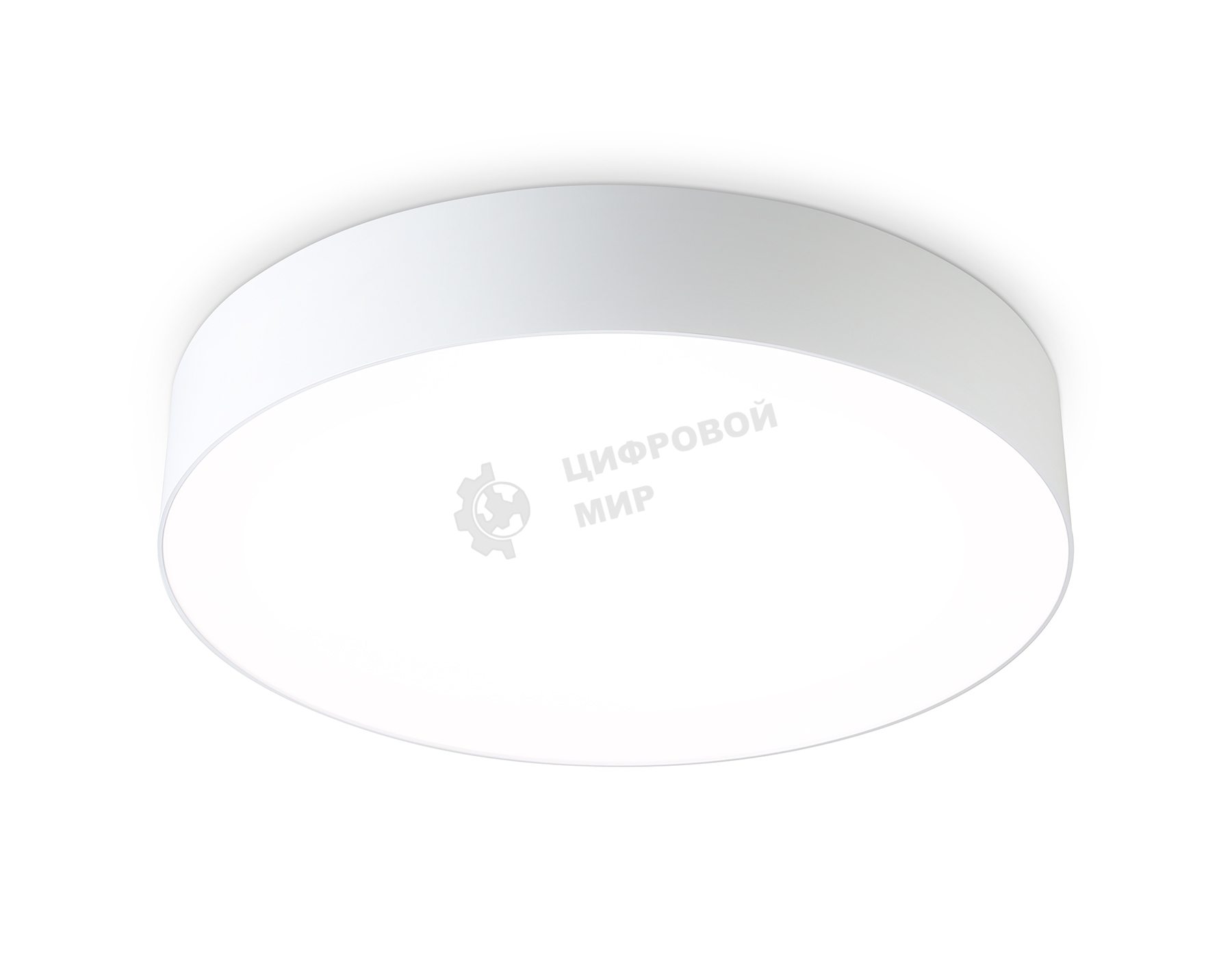 Потолочный светодиодный светильник Ambrella light FZ1350 WH белый IP20 40W 3000-6500K 390*80 (ПДУ ИК)