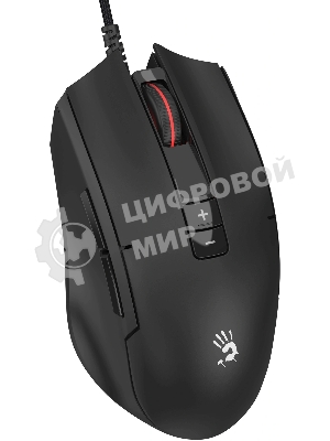 Мышь проводная A4Tech Bloody ES8 черный, 6000 dpi, USB Type-A, кнопки - 7