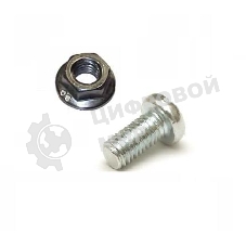 Комплект монтажный № 1 (винт, шайба, гайка), упаковка 50 шт. (КМ-1-50) (50 шт)