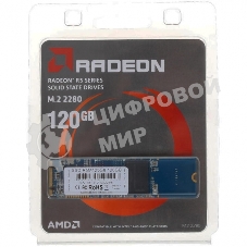 Накопитель SSD AMD Radeon R5M120G8, 120Gb, M.2 2280, SATA III, R/W 530/330