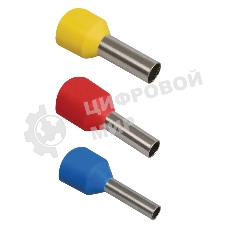 Наконечник-гильза изол. Е6012 (уп. 100 шт) ИЭК UGN10-006-06-12