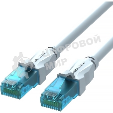 Патч-корд Vention прямой UTP cat.5е, RJ45 - 1м. Серый VAP-A10-S100