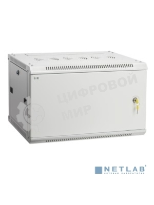 Шкаф ITK LWR3-06U64-MF LINEA W 6U 600x450 мм дверь металл, RAL7035 LWR3-06U64-MF