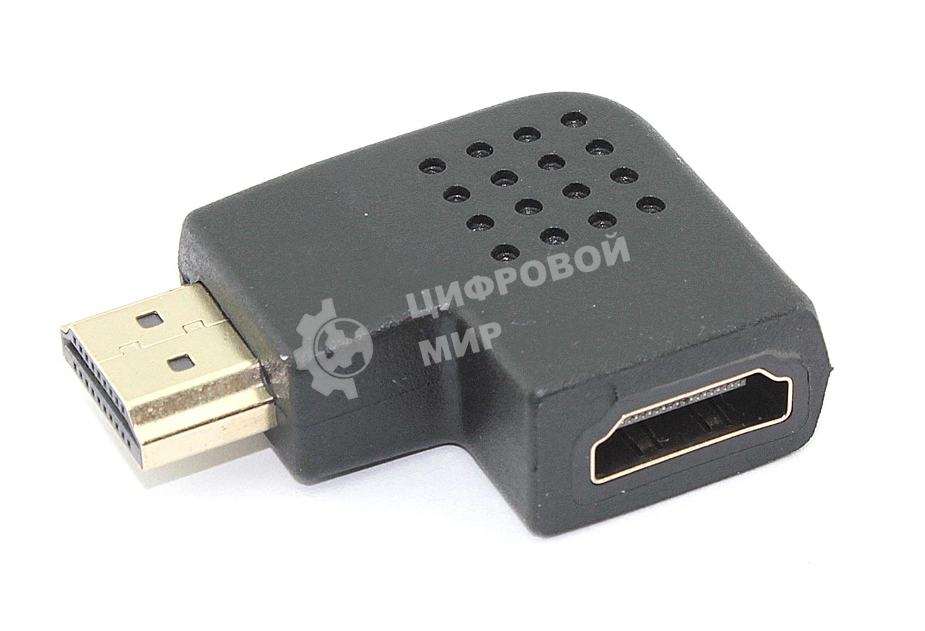 Удлинитель HDMI папа-мама угловой влево