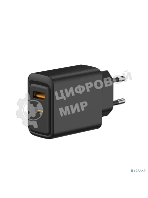 Сетевое зарядное устройство Rexant с портами USB-A и USB-C, 30Вт, черный