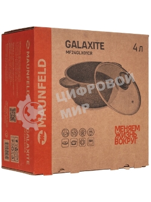 Сковорода Maunfeld Galaxite MF24GLX01FP из литого алюминия, 24 см