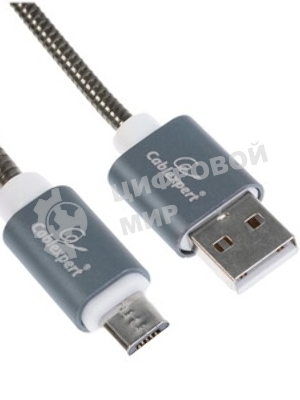 Кабель USB2.0 Cablexpert CC-G-mUSB01Gd-1M, AM/microB, серия Gold, длина 1м, золотой, блистер